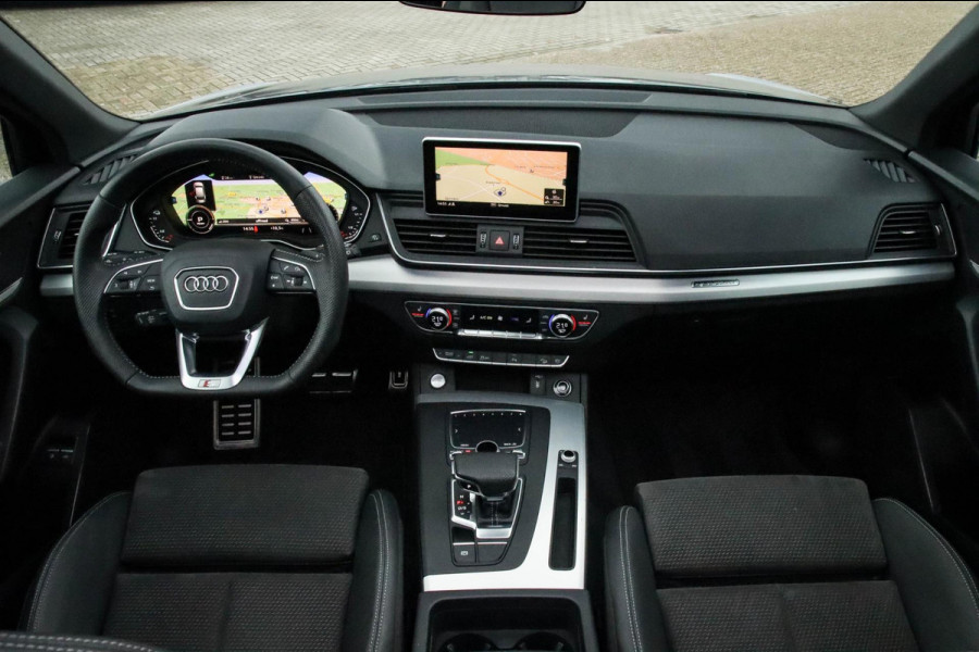 Audi Q5 55 TFSI e Quattro Competition Pro Line S S-Line 367pk Automaat! 1e|DLR|Panoramadak|Virtual Cockpit|LED Matrix|ACC|Black|21