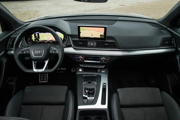 Audi Q5 55 TFSI e Quattro Competition Pro Line S S-Line 367pk Automaat! 1e|DLR|Panoramadak|Virtual Cockpit|LED Matrix|ACC|Black|21