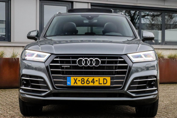 Audi Q5 55 TFSI e Quattro Competition Pro Line S S-Line 367pk Automaat! 1e|DLR|Panoramadak|Virtual Cockpit|LED Matrix|ACC|Black|21