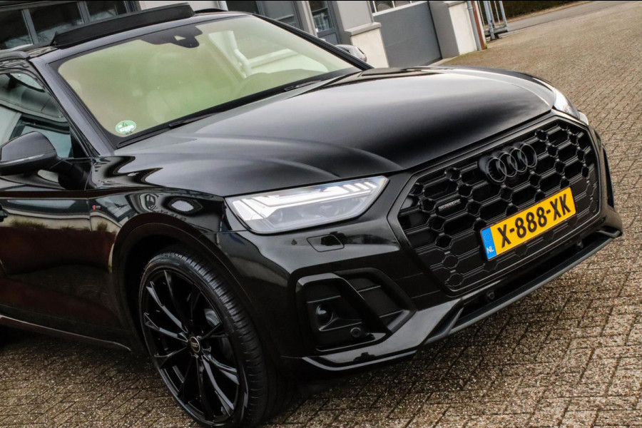 Audi Q5 50 TFSI e Quattro Competition Pro Line S S-Line 299pk Automaat! NIEUW MODEL|Luchtvering|Panoramadak|Virtual Cockpit|Matrix
