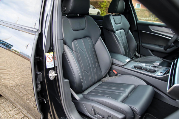 Audi A6 Avant 55 TFSI e Quattro Competition S line Edition 367pk Automaat! Panoramadak|Virtual Cockpit|Leder elektrisch|LED|Black
