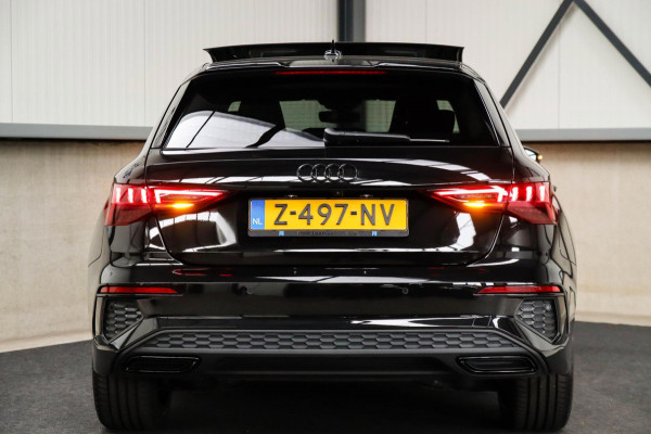 Audi A3 Sportback 40 TFSI e PHEV S Edition S-line 204pk S-Tronic! 1e|DLR|Panoramadak|Virtual Cockpit|Kuipstoelen|LED Matrix|Black