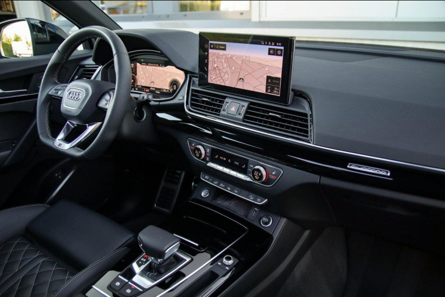 Audi Q5 55 TFSI e Quattro Competition S Edition S-Line 367pk Automaat|Luchtvering|Panoramadak|Virtual Cockpit|OLED Matrix|Trekhaak