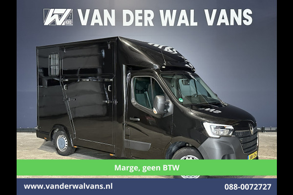 Renault Master 2.3 dCi 150pk **MARGE, geen BTW** L2H1 Paardenwagen Euro6 Airco | Camera | Cruisecontrol | Trekhaak Bijrijdersbank