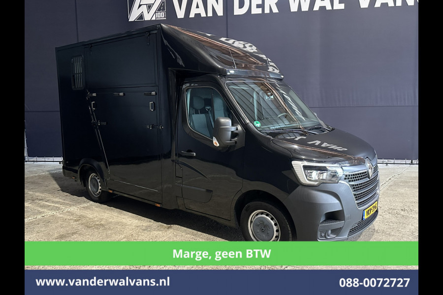 Renault Master 2.3 dCi 150pk **MARGE, geen BTW** L2H1 Paardenwagen Euro6 Airco | Camera | Cruisecontrol | Trekhaak Bijrijdersbank