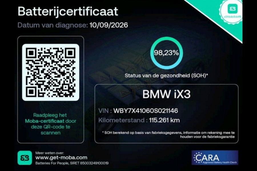 BMW iX3 Executive 80 kWh SHADOW LINE 98% SOH PANO|LEDER|CARPLAY