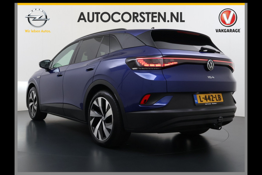 Volkswagen ID.4 82kWh 204PK Trekhaak Panoramadak SOH 90% Camera 3-Zone Ecc Adap.Cruise Matrix Led Led-a-lich dynamisch Apple Carplay Android Auto Isofix Privacy Glas Lmv 20" Led 1.000KG Trekgewicht 1e Eigenaar Origineel Nederlandse Auto