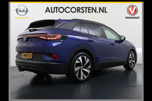 Volkswagen ID.4 82kWh 204PK Trekhaak Panoramadak SOH 90% Camera 3-Zone Ecc Adap.Cruise Matrix Led Led-a-lich dynamisch Apple Carplay Android Auto Isofix Privacy Glas Lmv 20" Led 1.000KG Trekgewicht 1e Eigenaar Origineel Nederlandse Auto