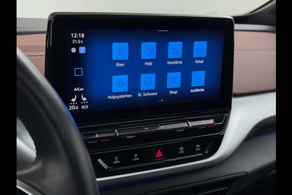 Volkswagen ID.4 82kWh 204PK Trekhaak Panoramadak SOH 90% Camera 3-Zone Ecc Adap.Cruise Matrix Led Led-a-lich dynamisch Apple Carplay Android Auto Isofix Privacy Glas Lmv 20" Led 1.000KG Trekgewicht 1e Eigenaar Origineel Nederlandse Auto