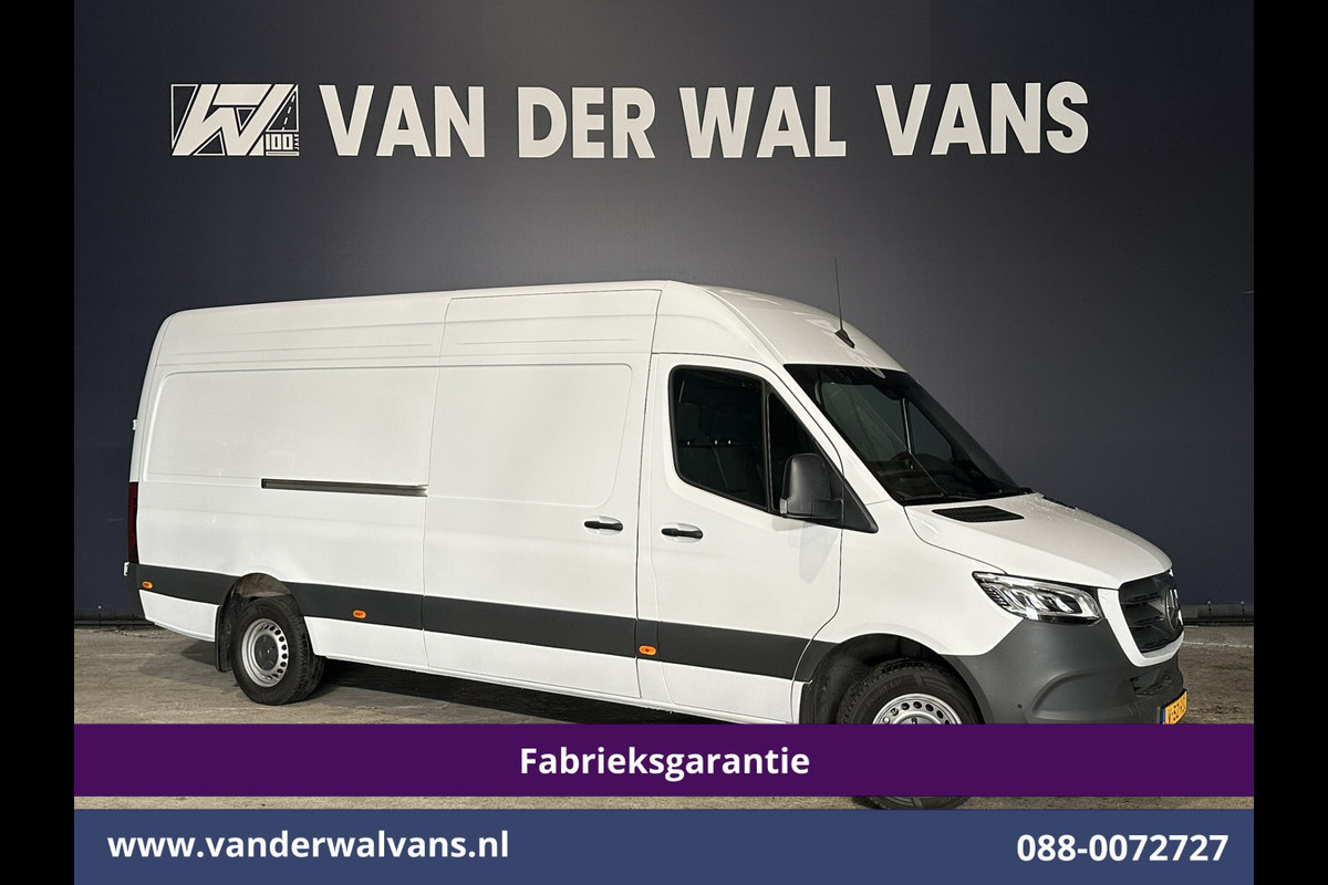Mercedes-Benz Sprinter 317 CDI 170pk L3H2 Fabrieksgarantie Euro6 Airco | XL MBUX | Camera | LED | Adaptieve Cruiscontrol Parkeersensoren, Bijrijdersbank