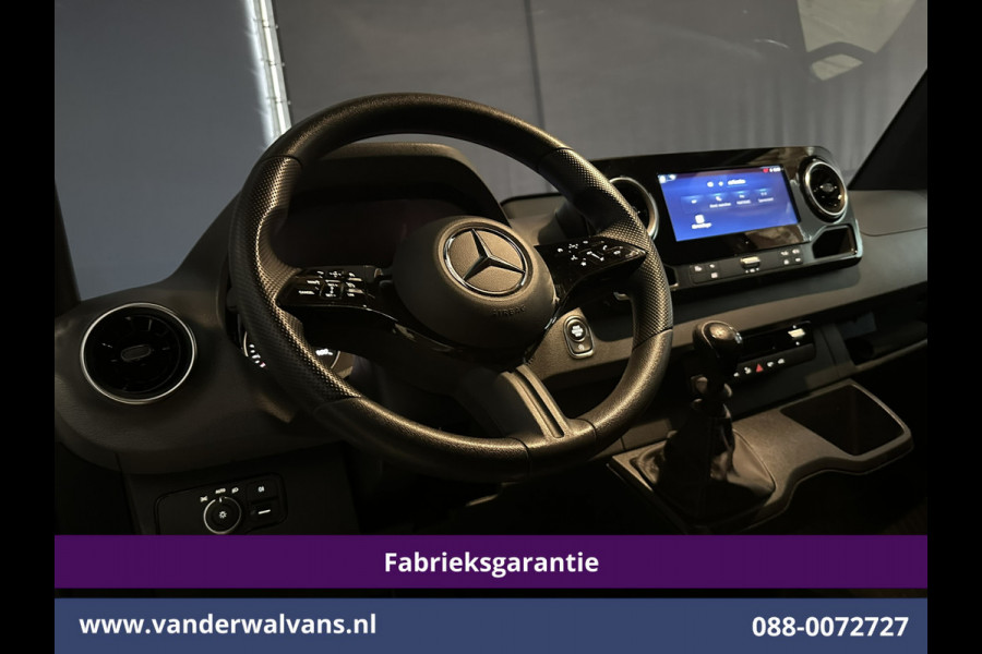 Mercedes-Benz Sprinter 317 CDI 170pk L3H2 Fabrieksgarantie Euro6 Airco | XL MBUX | Camera | LED | Adaptieve Cruiscontrol Parkeersensoren, Bijrijdersbank