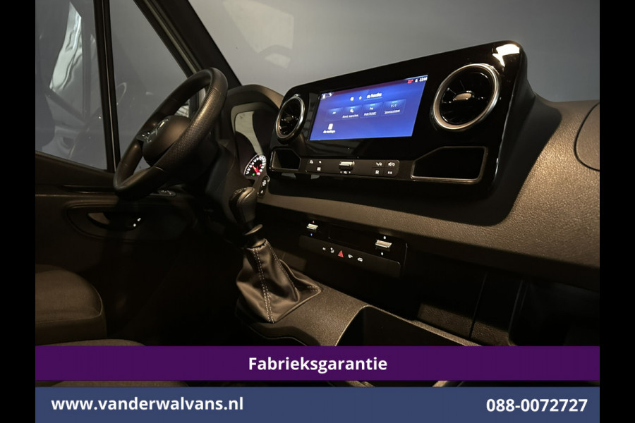 Mercedes-Benz Sprinter 317 CDI 170pk L3H2 Fabrieksgarantie Euro6 Airco | XL MBUX | Camera | LED | Adaptieve Cruiscontrol Parkeersensoren, Bijrijdersbank