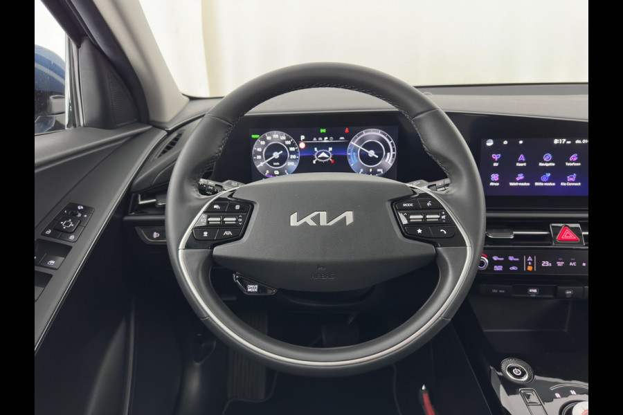 Kia Niro EV DynamicLine 64.8 kWh [3-Fase-11kW] {SoH-100%} (INCL-BTW) Aut. *LEATHER-FABRIC | ADAPTIVE-CRUISE | DIGI-COCKPIT | KEYLESS | CAMERA | DAB | COMFORTSEATS | SHIFTPADDLES | ECC | PDC | CARPLAY | 17''ALU*