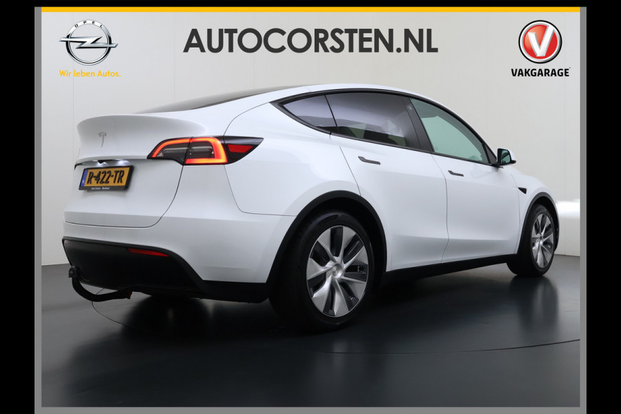 Tesla Model Y RWD 300PK SOH 90% Trekhaak Warmtepomp LFP-Accu Premium-Audio AMD Ryzen™ Camera's Navi Ecc Led Lmv 19" Privacy Glas Leder Stoel+Stuurverwarming Panoramadak Bluetooth Elek.Achterklep 1.600KG Trekgewicht 1e Eigenaar Origineel Nederlandse Auto