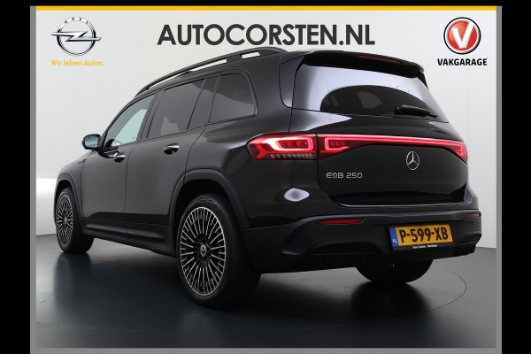 Mercedes-Benz EQB 250 AMG Night Line 7-Persoons Premium plus SOH 95% Panoramadak Adap.Cruise Head-Up Display Lmv 20" Elek.Stoelen+Memory+Verwarmd  Actieve park-assist Licht en zichtpakket Led Privacy Glas DAB 1e Eigenaar Dealeronderhouden Origineel Nederlandse Auto