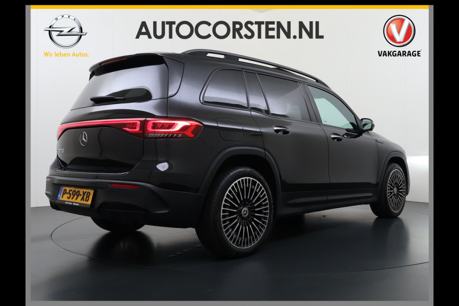 Mercedes-Benz EQB 250 AMG Night Line 7-Persoons Premium plus SOH 95% Panoramadak Adap.Cruise Head-Up Display Lmv 20" Elek.Stoelen+Memory+Verwarmd  Actieve park-assist Licht en zichtpakket Led Privacy Glas DAB 1e Eigenaar Dealeronderhouden Origineel Nederlandse Auto