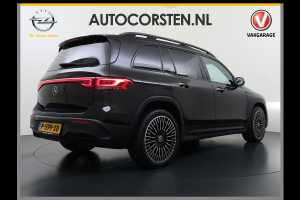 Mercedes-Benz EQB 250 AMG Night Line 7-Persoons Premium plus SOH 95% Panoramadak Adap.Cruise Head-Up Display Lmv 20" Elek.Stoelen+Memory+Verwarmd  Actieve park-assist Licht en zichtpakket Led Privacy Glas DAB 1e Eigenaar Dealeronderhouden Origineel Nederlandse Auto