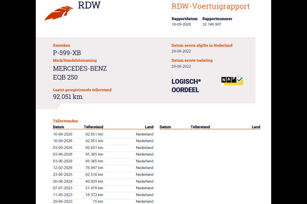 Mercedes-Benz EQB 250 AMG Night Line 7-Persoons Premium plus SOH 95% Panoramadak Adap.Cruise Head-Up Display Lmv 20" Elek.Stoelen+Memory+Verwarmd  Actieve park-assist Licht en zichtpakket Led Privacy Glas DAB 1e Eigenaar Dealeronderhouden Origineel Nederlandse Auto