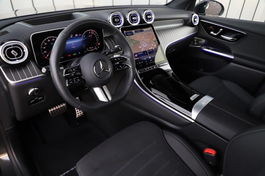 Mercedes-Benz GLC 400e AMG 4-Matic | 381PK | Head-up | Keyless-go | Burmester | Pano | Sfeerverl. | Distronic+ | Trekhaak | Memory | 2025.