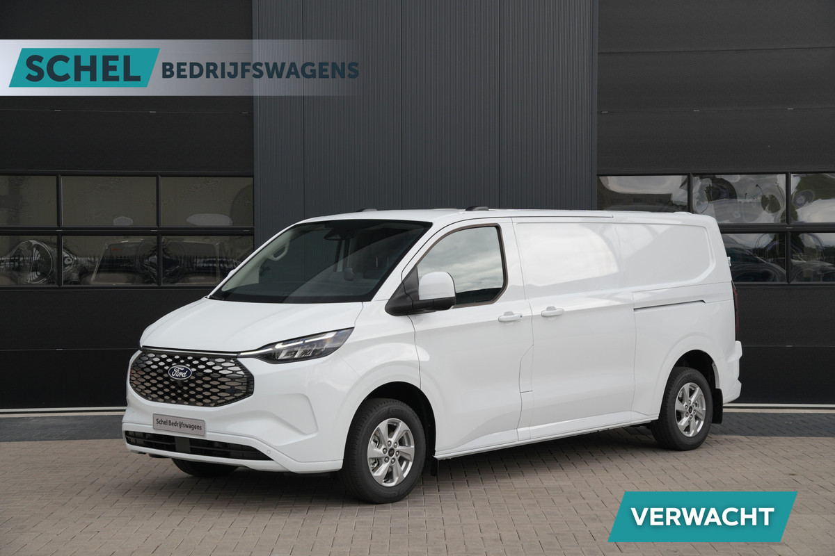 Ford E-Transit Custom 340 L2H1 Limited 71 kWh 218pk - 2x Schuifdeur - Trekhaak - Carplay - Camera - Carplay - Rijklaar