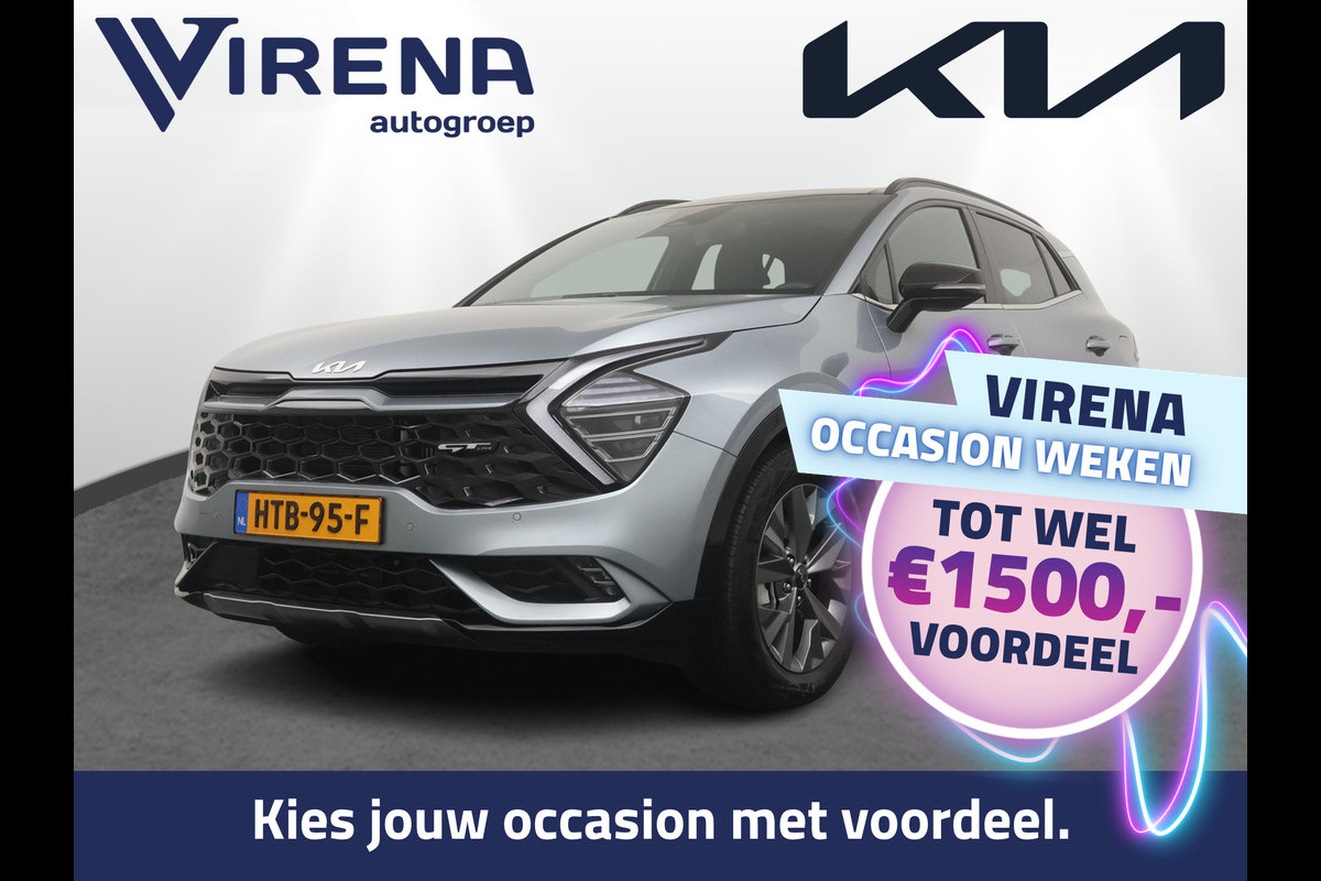 Kia Sportage 1.6 T-GDi Hybrid GT-Line - Schuif/kantel dak - Stoel & Stuurverarming - AppleCarplay - Android Auto - Sfeerverlichting - Bovag garantie