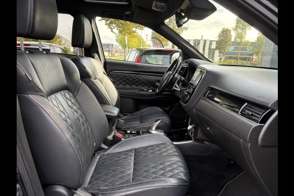 Mitsubishi Outlander 2.4 PHEV Instyle ✓360° Camera✓2e Eigenaar✓Carplay✓Pano✓Leder✓Keyless✓Stoelverw✓Stoelverkoeling✓Stuurverw✓Pdc V+A✓Lm velgen✓Net beurt gehad✓Rijstrooksensor✓Dodehoeksenor✓N.A.P✓Apk tot 11-2027