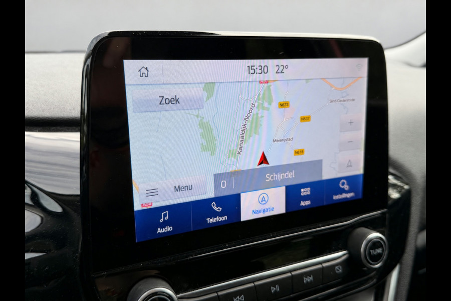 Ford Fiesta 1.0 EcoBoost Connected, navigatie, airco, inklapbare spiegels, cruise controle, 45000 km, Origineel NL auto met nap