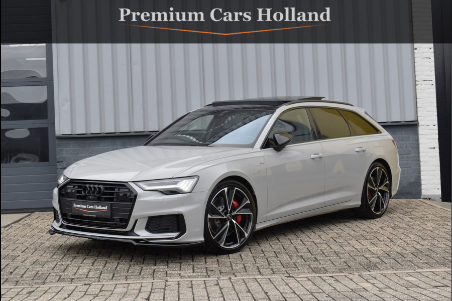 Audi A6 Avant 55 TFSI e Quattro Porsche Krijt Grijs Exclusive S-Line Competition 367 Pk Pano RS-Stoel Soft-Close S6 21 Inch