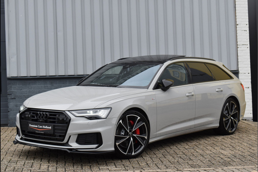 Audi A6 Avant 55 TFSI e Quattro Porsche Krijt Grijs Exclusive S-Line Competition 367 Pk Pano RS-Stoel Soft-Close S6 21 Inch