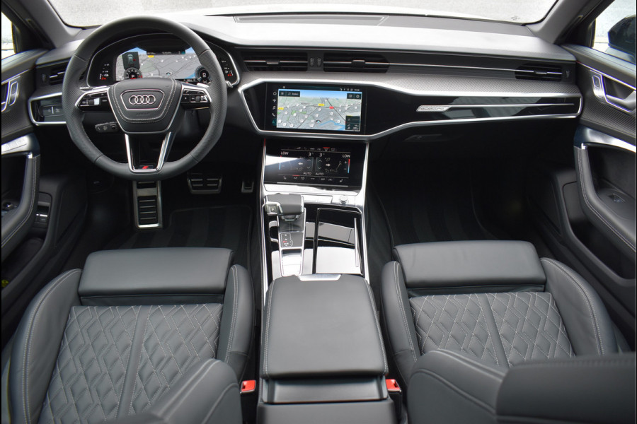 Audi A6 Avant 55 TFSI e Quattro Porsche Krijt Grijs Exclusive S-Line Competition 367 Pk Pano RS-Stoel Soft-Close S6 21 Inch