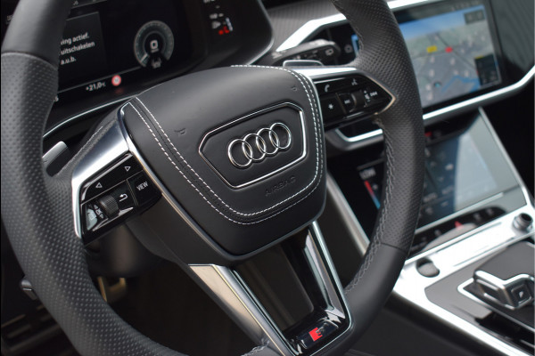 Audi A6 Avant 55 TFSI e Quattro Porsche Krijt Grijs Exclusive S-Line Competition 367 Pk Pano RS-Stoel Soft-Close S6 21 Inch