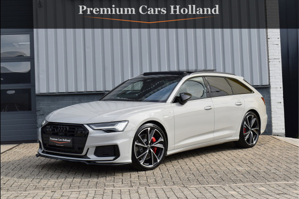 Audi A6 Avant 55 TFSI e Quattro Porsche Krijt Grijs Exclusive S-Line Competition 367 Pk Pano RS-Stoel Soft-Close S6 21 Inch