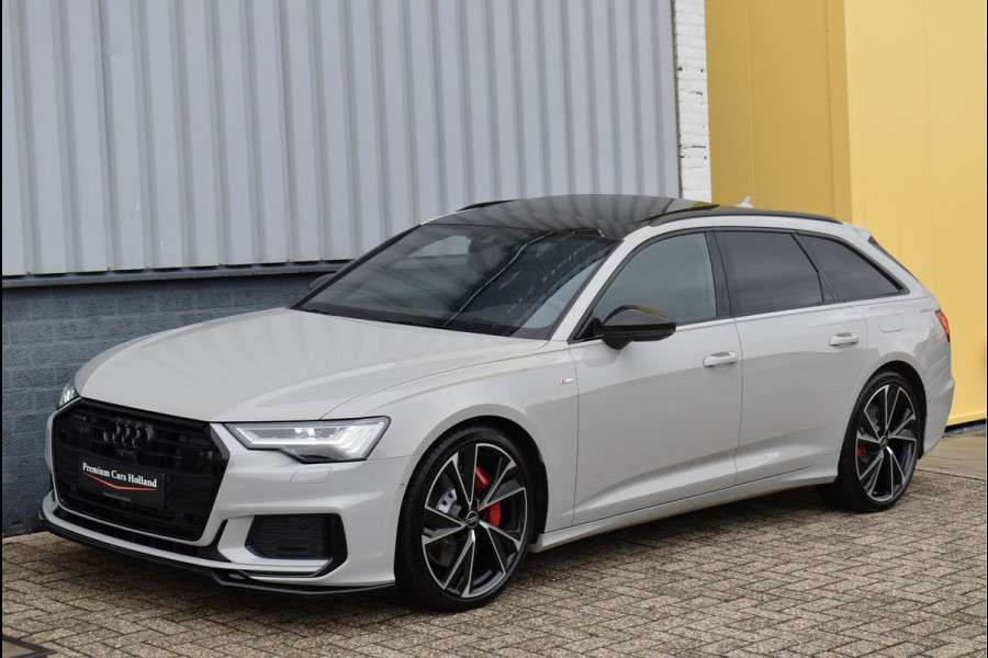 Audi A6 Avant 55 TFSI e Quattro Porsche Krijt Grijs Exclusive S-Line Competition 367 Pk Pano RS-Stoel Soft-Close S6 21 Inch