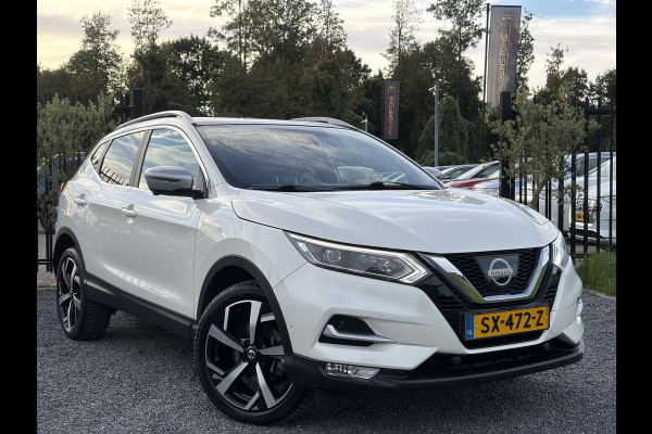 Nissan QASHQAI 1.2 Tekna + ✓360° Camera✓2e Eigenaar✓Pano✓Navi✓Leder✓Keyless✓Stoelverw✓116pk✓Pdc V+A✓Lm velgen✓Net beurt gehad✓Clima✓Cruise✓Rijstrooksensor✓6 Bak✓Dodehoeksenor✓Lm velgen✓N.A.P✓Apk tot 12-2027