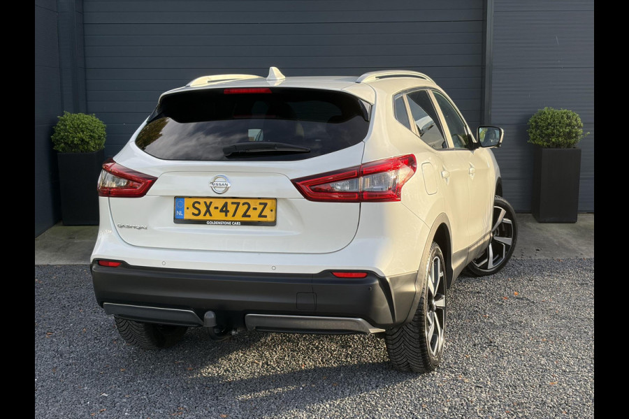 Nissan QASHQAI 1.2 Tekna + ✓360° Camera✓2e Eigenaar✓Pano✓Navi✓Leder✓Keyless✓Stoelverw✓116pk✓Pdc V+A✓Lm velgen✓Net beurt gehad✓Clima✓Cruise✓Rijstrooksensor✓6 Bak✓Dodehoeksenor✓Lm velgen✓N.A.P✓Apk tot 12-2027