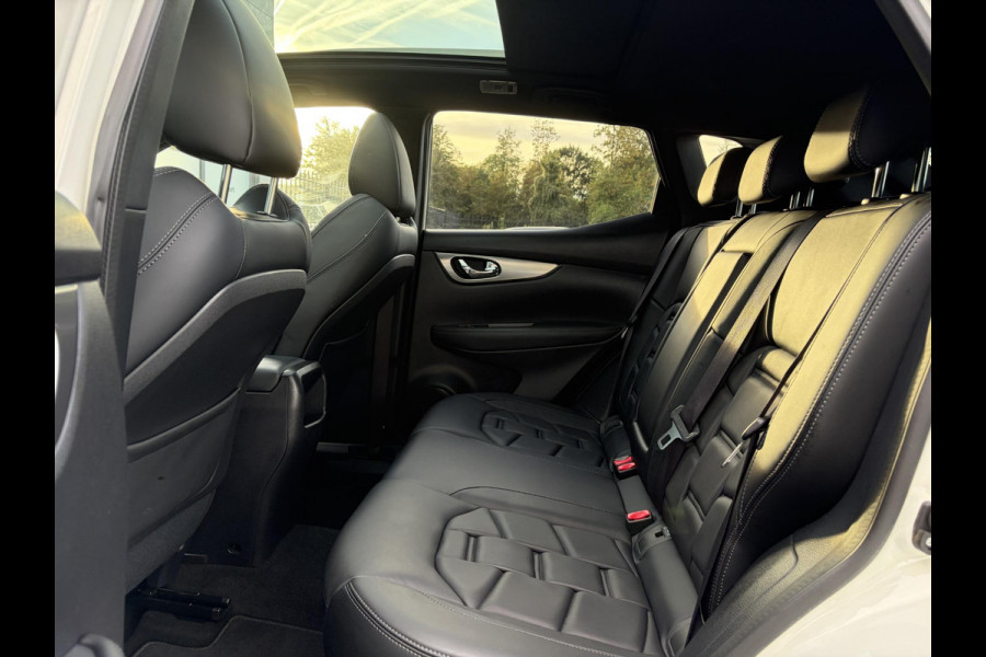 Nissan QASHQAI 1.2 Tekna + ✓360° Camera✓2e Eigenaar✓Pano✓Navi✓Leder✓Keyless✓Stoelverw✓116pk✓Pdc V+A✓Lm velgen✓Net beurt gehad✓Clima✓Cruise✓Rijstrooksensor✓6 Bak✓Dodehoeksenor✓Lm velgen✓N.A.P✓Apk tot 12-2027