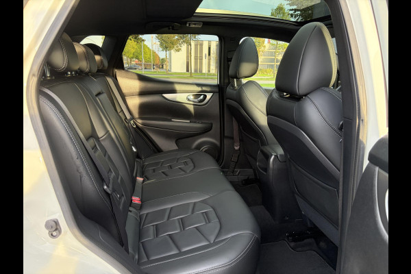 Nissan QASHQAI 1.2 Tekna + ✓360° Camera✓2e Eigenaar✓Pano✓Navi✓Leder✓Keyless✓Stoelverw✓116pk✓Pdc V+A✓Lm velgen✓Net beurt gehad✓Clima✓Cruise✓Rijstrooksensor✓6 Bak✓Dodehoeksenor✓Lm velgen✓N.A.P✓Apk tot 12-2027