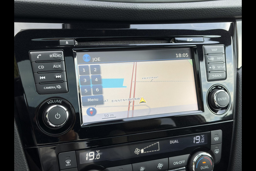 Nissan QASHQAI 1.2 Tekna + ✓360° Camera✓2e Eigenaar✓Pano✓Navi✓Leder✓Keyless✓Stoelverw✓116pk✓Pdc V+A✓Lm velgen✓Net beurt gehad✓Clima✓Cruise✓Rijstrooksensor✓6 Bak✓Dodehoeksenor✓Lm velgen✓N.A.P✓Apk tot 12-2027