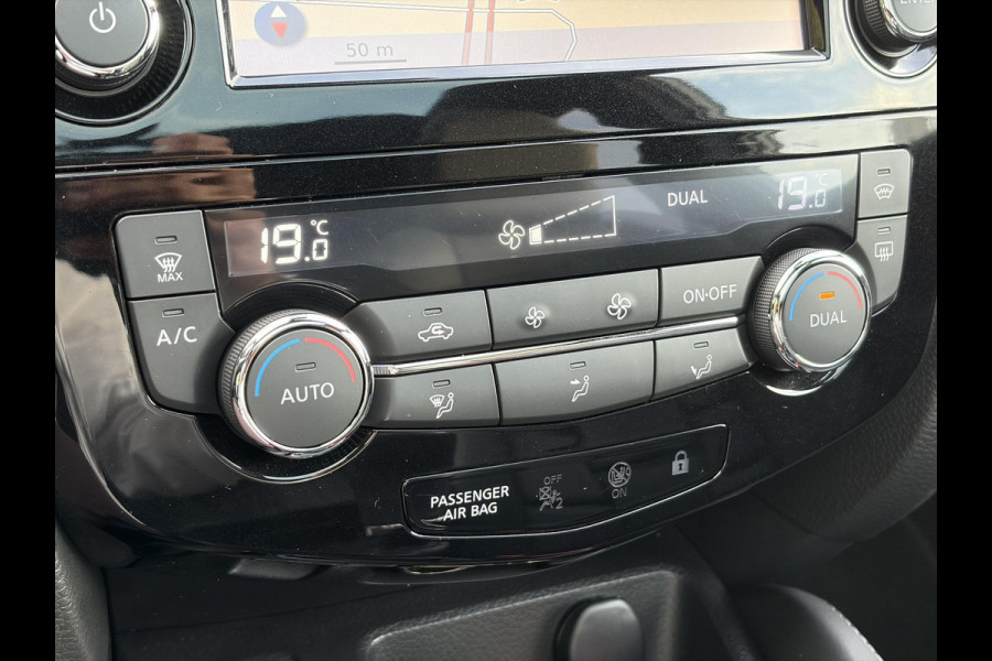 Nissan QASHQAI 1.2 Tekna + ✓360° Camera✓2e Eigenaar✓Pano✓Navi✓Leder✓Keyless✓Stoelverw✓116pk✓Pdc V+A✓Lm velgen✓Net beurt gehad✓Clima✓Cruise✓Rijstrooksensor✓6 Bak✓Dodehoeksenor✓Lm velgen✓N.A.P✓Apk tot 12-2027