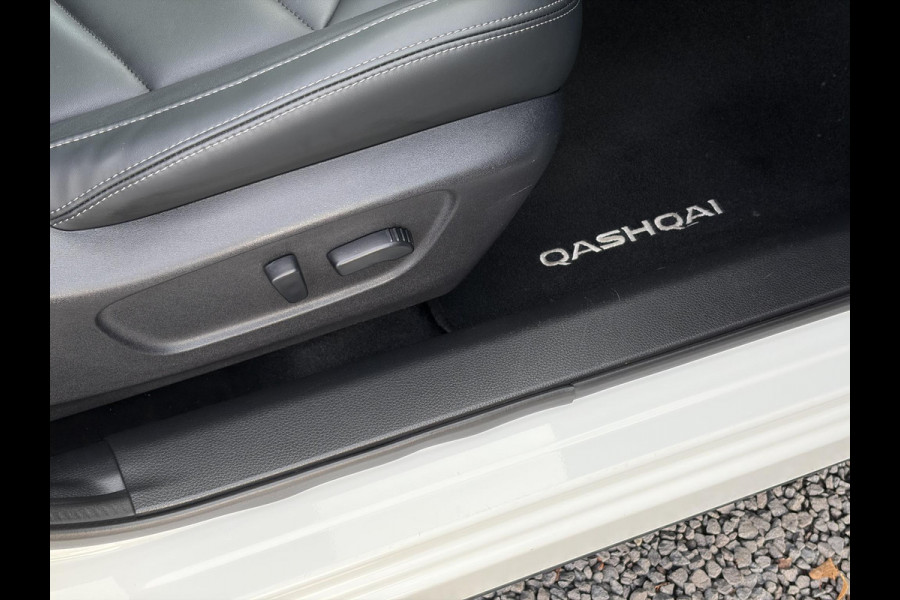 Nissan QASHQAI 1.2 Tekna + ✓360° Camera✓2e Eigenaar✓Pano✓Navi✓Leder✓Keyless✓Stoelverw✓116pk✓Pdc V+A✓Lm velgen✓Net beurt gehad✓Clima✓Cruise✓Rijstrooksensor✓6 Bak✓Dodehoeksenor✓Lm velgen✓N.A.P✓Apk tot 12-2027
