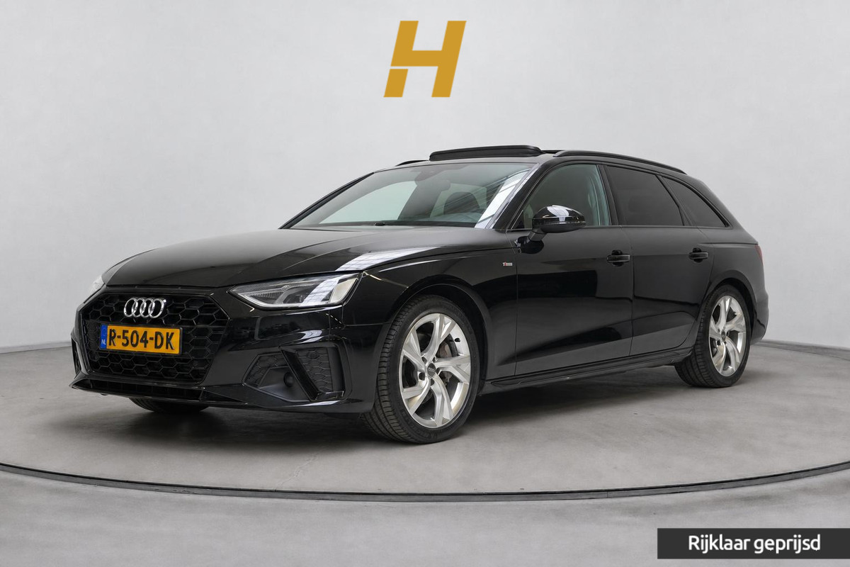 Audi A4 Avant 40 TFSI 204 Pk S edition Competition | Zwart optiek | Panoramadak | Trekhaak | Adaptive | Carplay | Camera | Leder | Sportstoelen