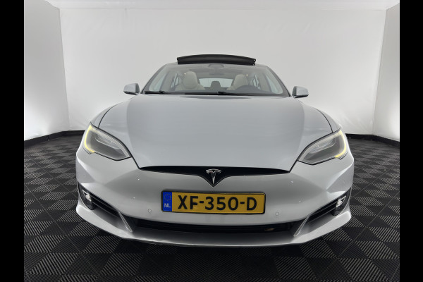 Tesla Model S 100D (3-Fase-17kW) {SoH-87%} Aut. *PANO | LEATHER | AIRSUSPENION | FULL-LED | NAVI-FULLMAP | KEYLESS | HEATED-SPORTSEATS | DIGI-COCKPIT | CAMERA | 19"ALU*