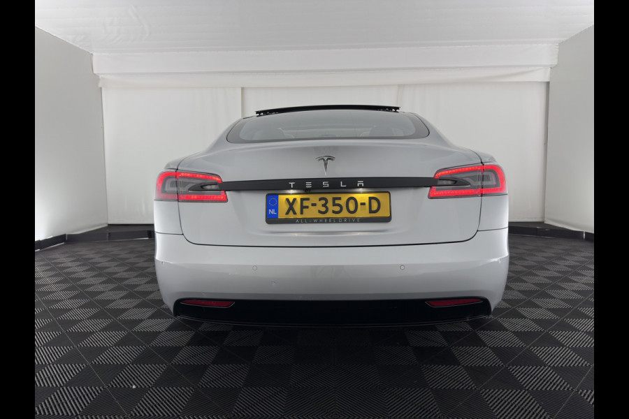 Tesla Model S 100D (3-Fase-17kW) {SoH-87%} Aut. *PANO | LEATHER | AIRSUSPENION | FULL-LED | NAVI-FULLMAP | KEYLESS | HEATED-SPORTSEATS | DIGI-COCKPIT | CAMERA | 19"ALU*