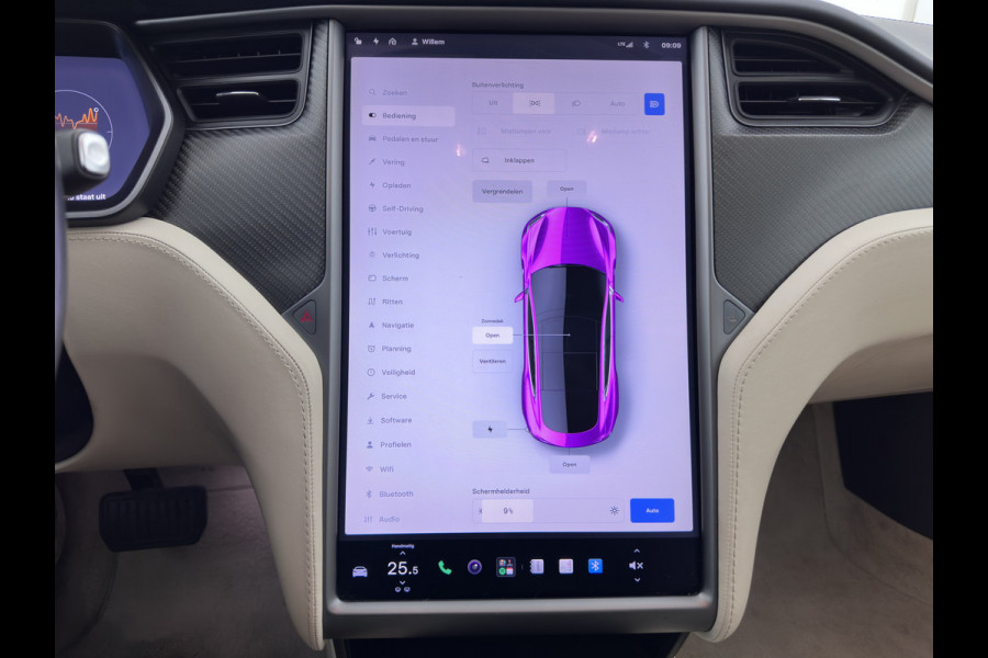 Tesla Model S 100D (3-Fase-17kW) {SoH-87%} Aut. *PANO | LEATHER | AIRSUSPENION | FULL-LED | NAVI-FULLMAP | KEYLESS | HEATED-SPORTSEATS | DIGI-COCKPIT | CAMERA | 19"ALU*