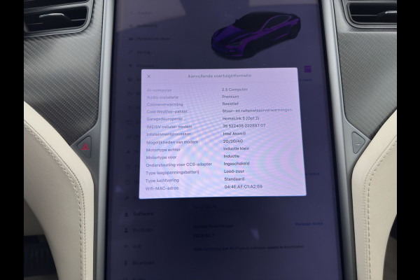 Tesla Model S 100D (3-Fase-17kW) {SoH-87%} Aut. *PANO | LEATHER | AIRSUSPENION | FULL-LED | NAVI-FULLMAP | KEYLESS | HEATED-SPORTSEATS | DIGI-COCKPIT | CAMERA | 19"ALU*