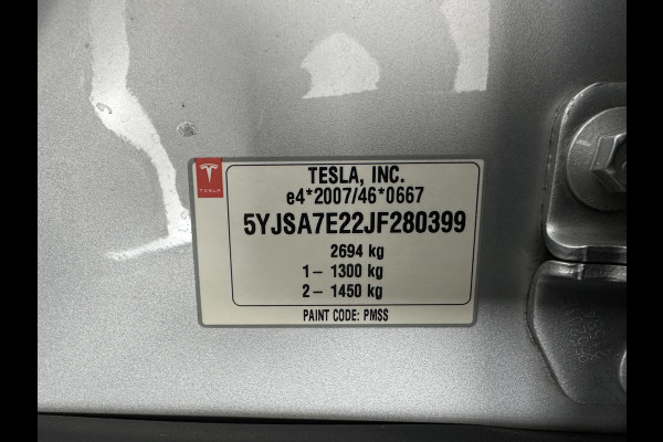 Tesla Model S 100D (3-Fase-17kW) {SoH-87%} Aut. *PANO | LEATHER | AIRSUSPENION | FULL-LED | NAVI-FULLMAP | KEYLESS | HEATED-SPORTSEATS | DIGI-COCKPIT | CAMERA | 19"ALU*