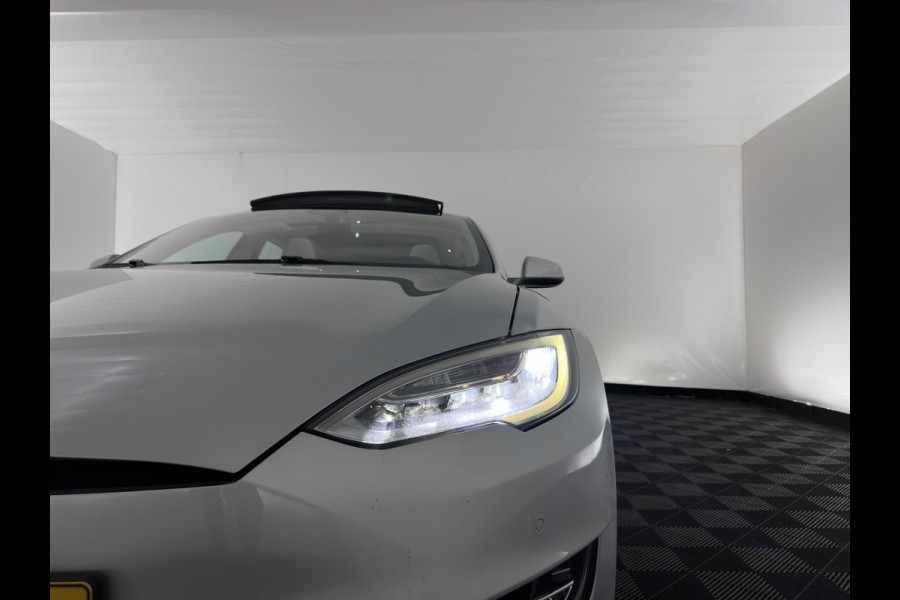 Tesla Model S 100D (3-Fase-17kW) {SoH-87%} Aut. *PANO | LEATHER | AIRSUSPENION | FULL-LED | NAVI-FULLMAP | KEYLESS | HEATED-SPORTSEATS | DIGI-COCKPIT | CAMERA | 19"ALU*