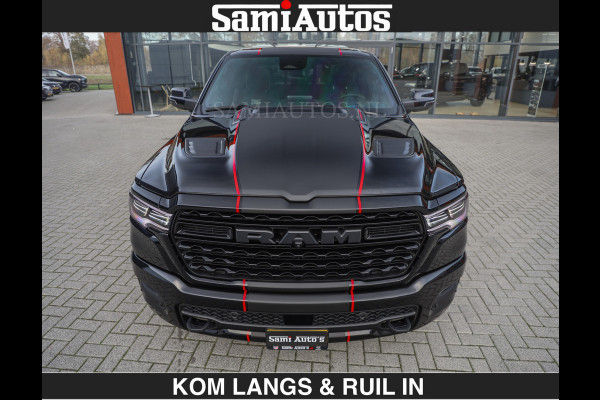 Dodge Ram LIMITED 2027 5.7 V8 HEMI | €79950,- excl excl | MAXIMAAL UITGERUST | DUBBELE CABINE | 5 PERSOONS | DC | Allernieuwste Limited uitvoering – volledig uitgerust met alle opties, inclusief MWK en normale laadbak.