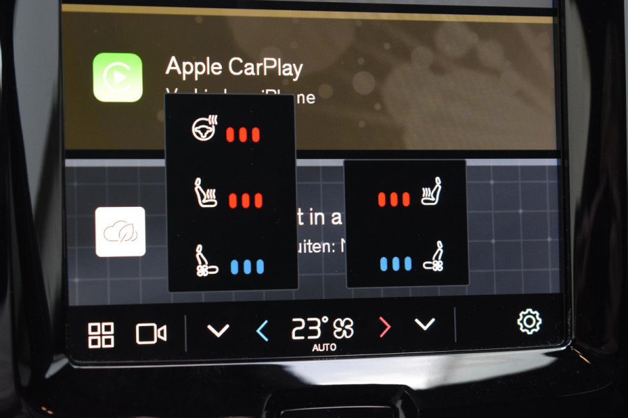Volvo XC60 T6 350PK Plug-in hybrid AWD Ultra Black Edition / Luchtvering / Bowers & Wilkins / Adaptive Cruise control / Head-up Display / Elektrische stoelen met geheugen / Massagefunctie voorstoelen / Stoelverwarming V+A / Stoelventilatie / Stuurverwarming / 360 Camera /