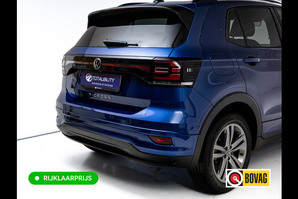 Volkswagen T-Cross 1.5 TSI R-Line | Beats Audio | Keyless | Stoelverwarming | Adaptive Cruise+Travel Assist | Matrix Led Navigatie, Camera + PDC V+A, Digi Dash,  Privacy Glas, Zwarte Hemel, Carplay/Android